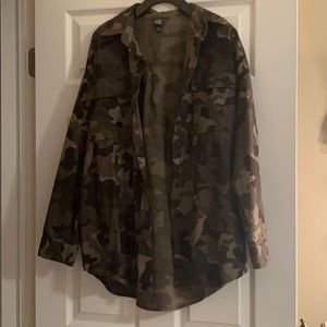 Wild Fable Oversized Camo Shirt
